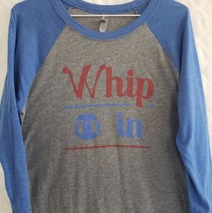3/4 length tee of Whip In (Austin, Texas restaurant)